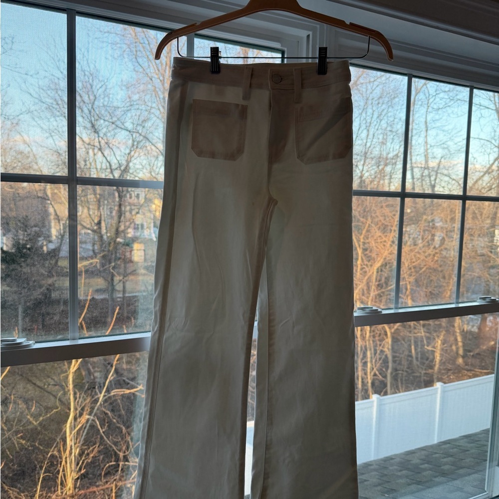 PAIGE Off-White Denim Jeans
